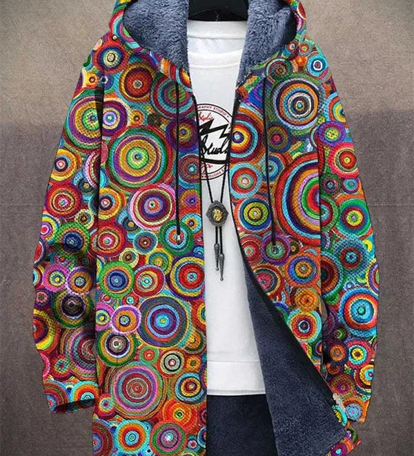 Karri - Luxuriöse Kapuzenjacke mit künstlerischer Inspiration