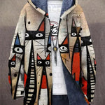 Kiara - Luxuriöse Kapuzenjacke mit künstlerischer Inspiration