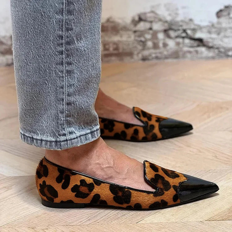 Franziska - Mokassins im Animal-Look