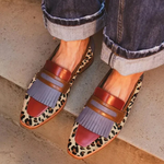 Elke - Mokassins im Animal-Look