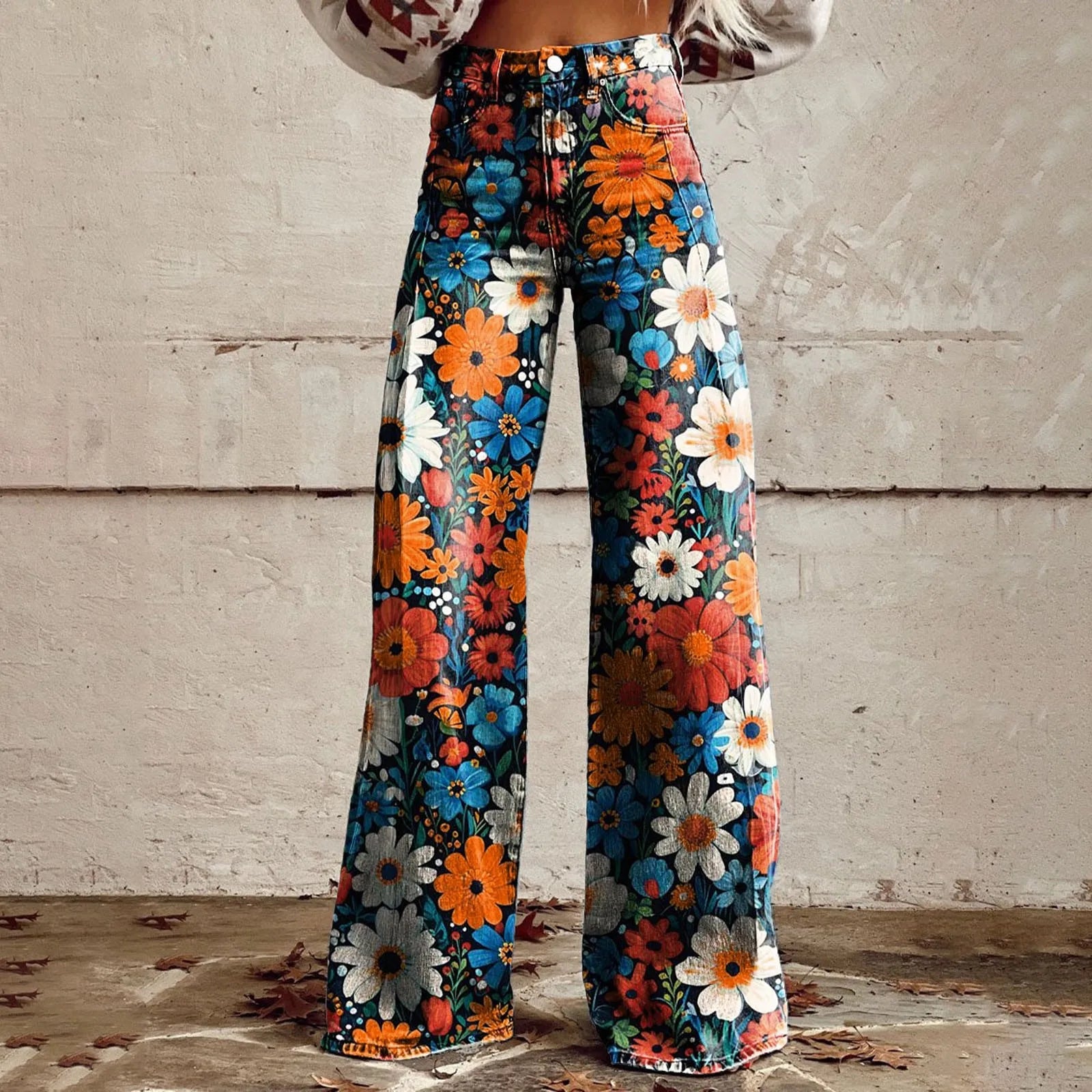 Michaela - Luftige weite Boho-Hose