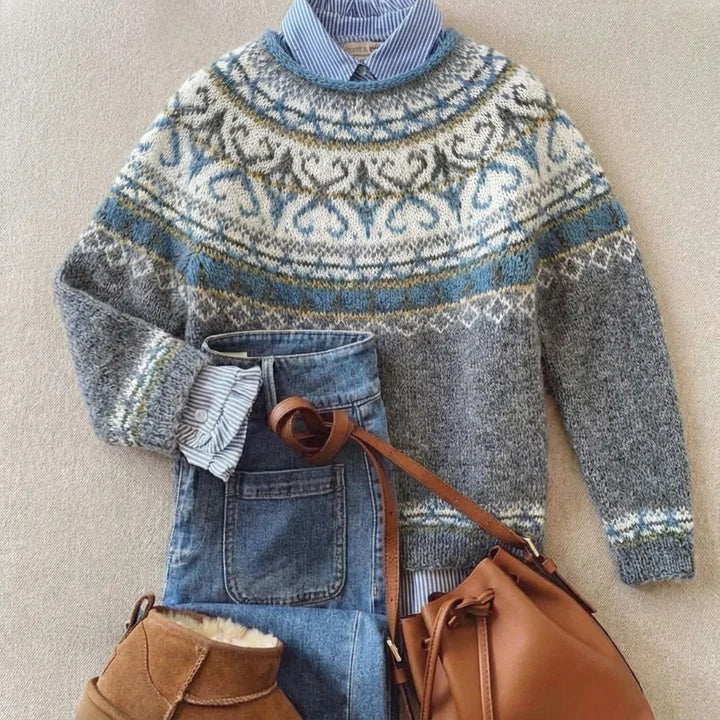 Luxe - Schicker Vintage-Strickpullover