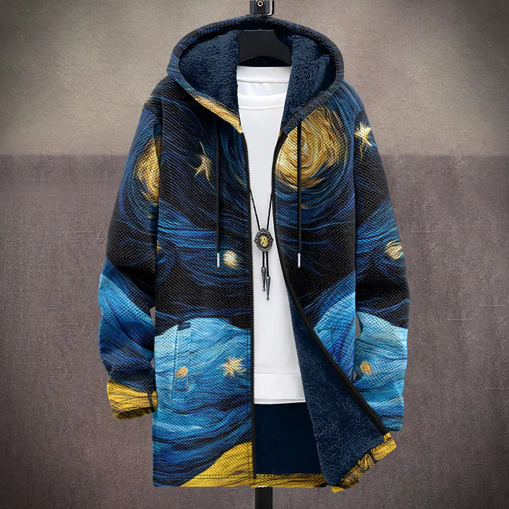 Waverley - Luxuriöse Kapuzenjacke mit künstlerischer Inspiration