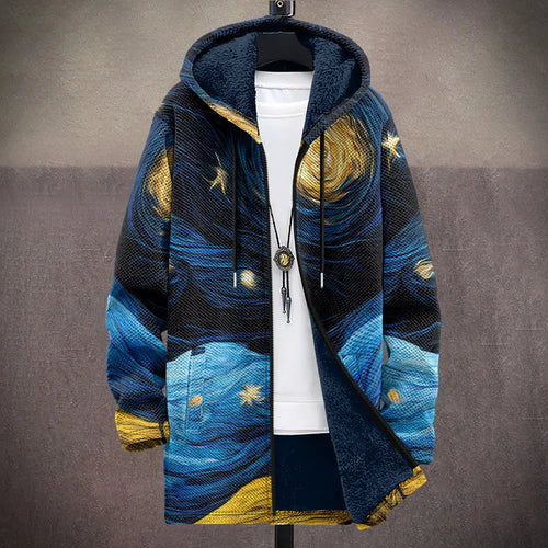 Waverley - Luxuriöse Kapuzenjacke mit künstlerischer Inspiration