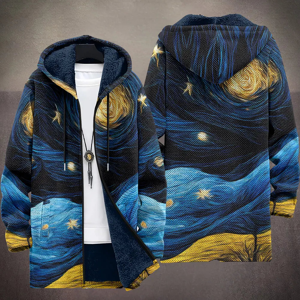 Waverley - Luxuriöse Kapuzenjacke mit künstlerischer Inspiration