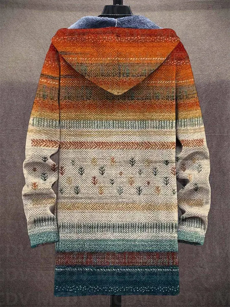 Zalie - Luxuriöse Kapuzenjacke mit künstlerischer Inspiration