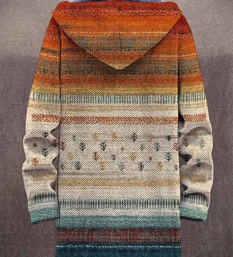 Zalie - Luxuriöse Kapuzenjacke mit künstlerischer Inspiration