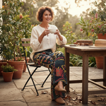 Martina - Boho-Festivalhose im Vintage-Look