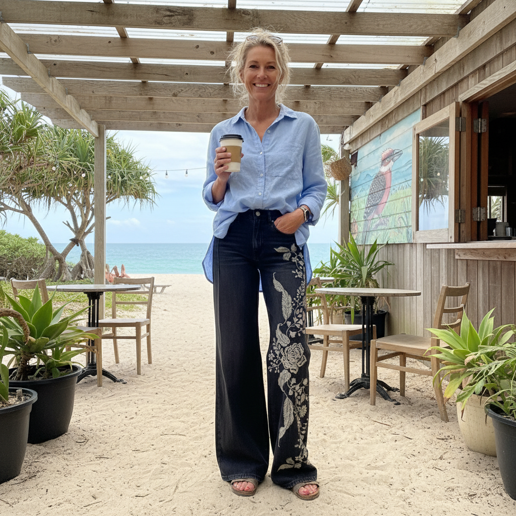 Claudia - Weite Boho-Vintagehose