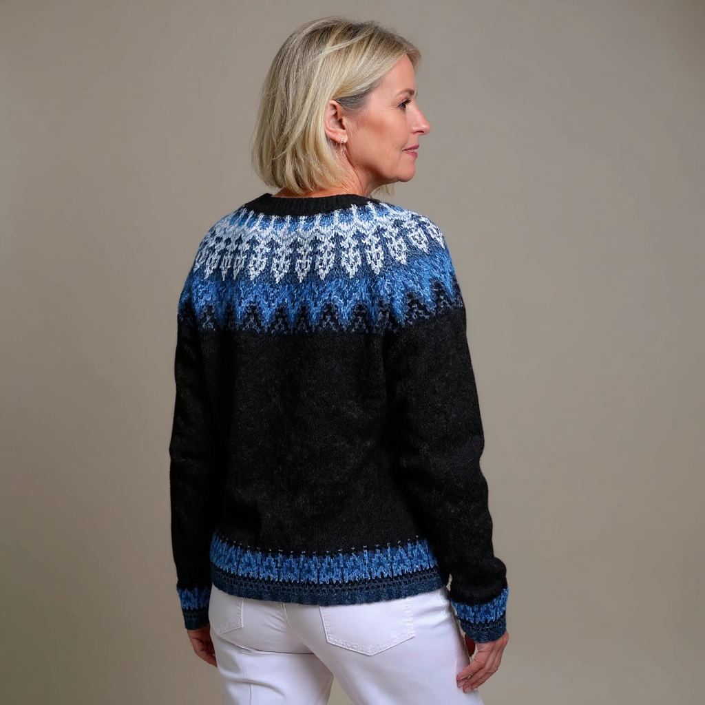 Mona - Fair-Isle-Strickjacke