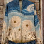 Franka - Cardigan mit Pusteblumen-Muster