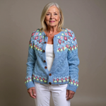 Siri - Folk-Strickjacke