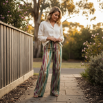 Yvonne - Fließende weite Boho-Hose