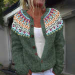Juna - Fair-Isle-Strickjacke