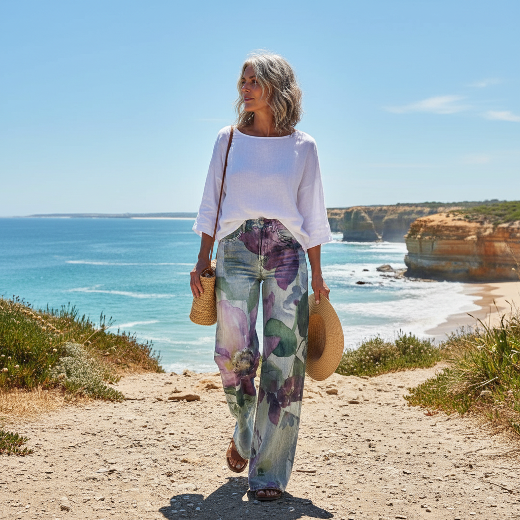 Daniela - Boho-Hose mit hoher Taille
