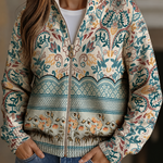 Annika - Cardigan mit Vintage-Blumenmuster