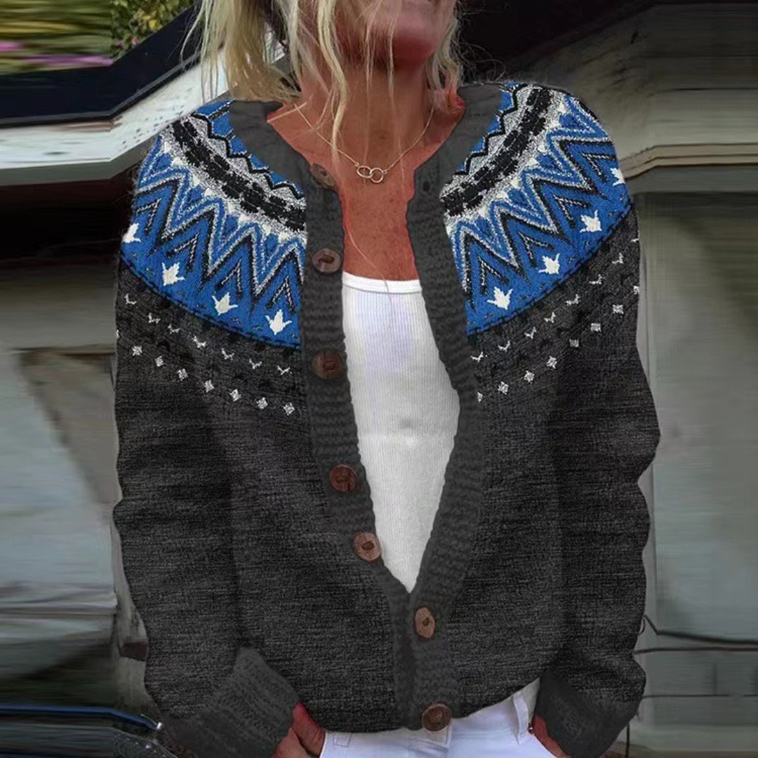 Ragna - Fair-Isle-Strickjacke