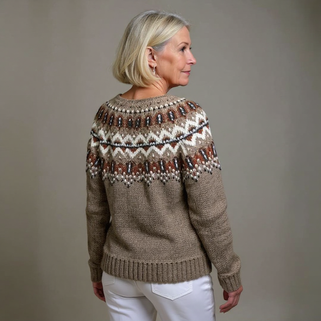 Nessa - Vintage-Strickjacke