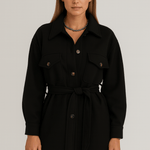 Martina - Schicke elegante Jacke - Schwarz