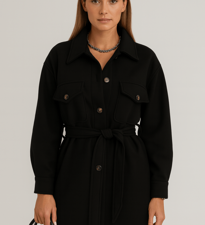 Martina - Schicke elegante Jacke - Schwarz