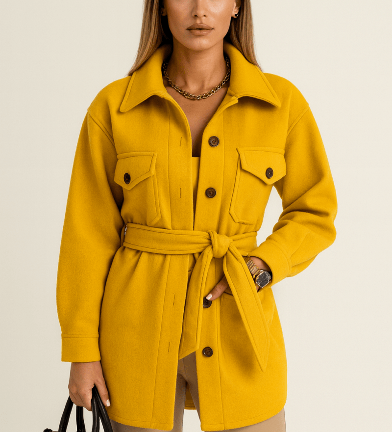 Martina - Schicke elegante Jacke - Gelb