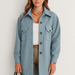 Martina - Schicke elegante Jacke - Blau