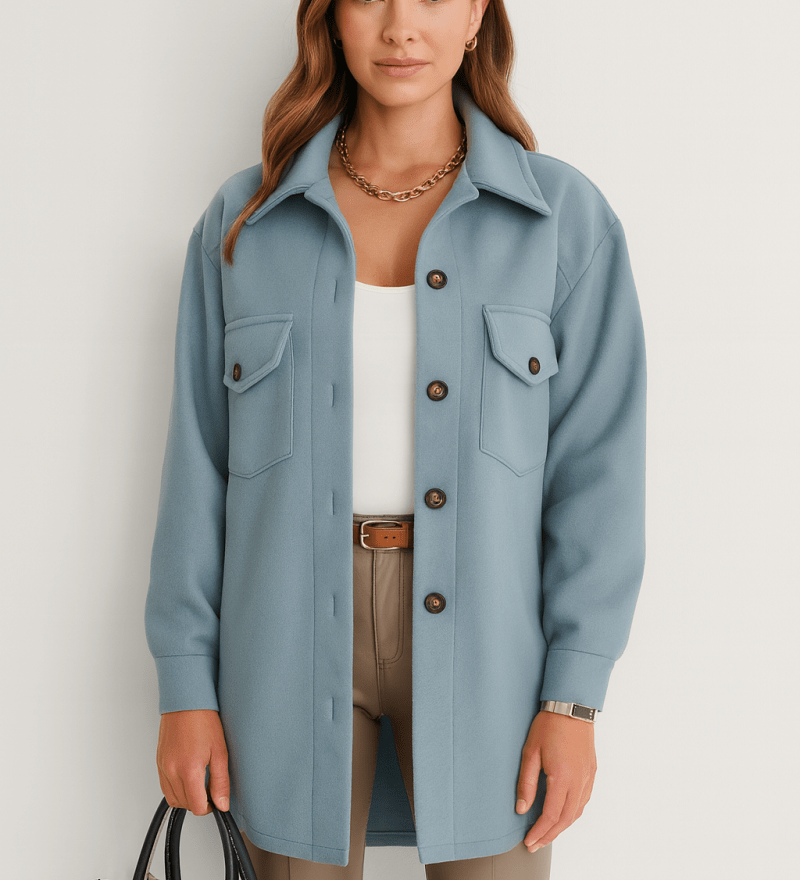 Martina - Schicke elegante Jacke - Blau