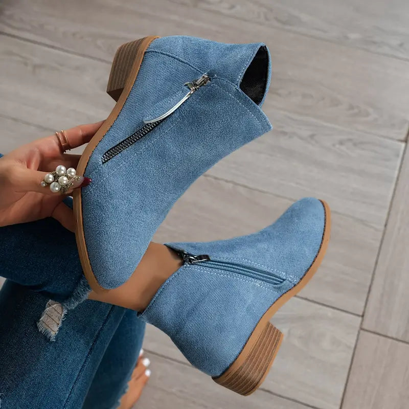 Mathilde - Damen-Wildlederstiefel
