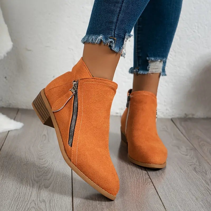 Mathilde - Damen-Wildlederstiefel
