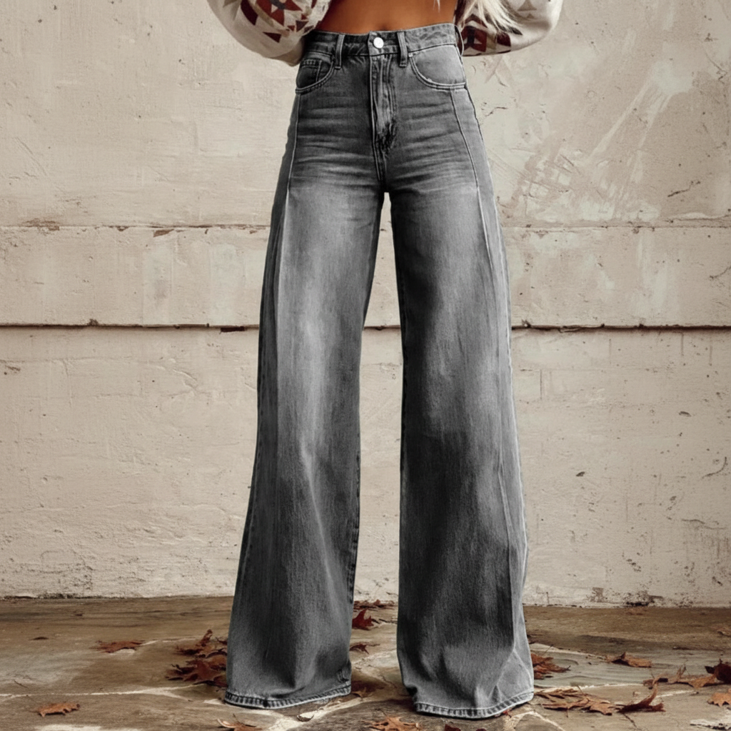 Katrin - Weite Boho-Hose im Vintage-Stil