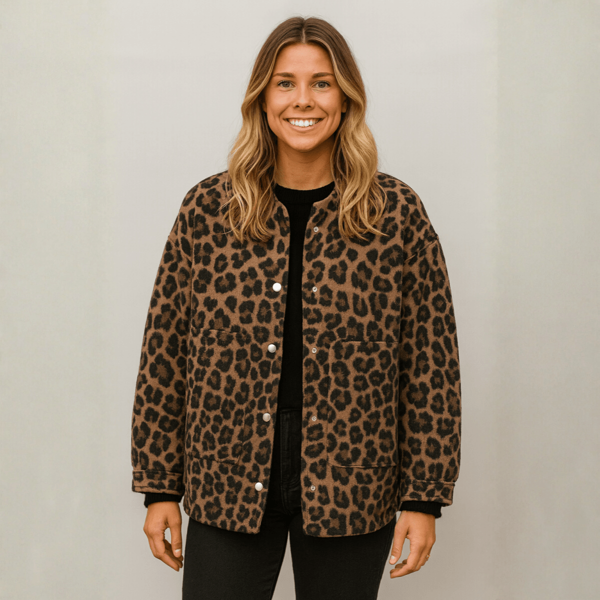 Sina - Leoparden-Jacke