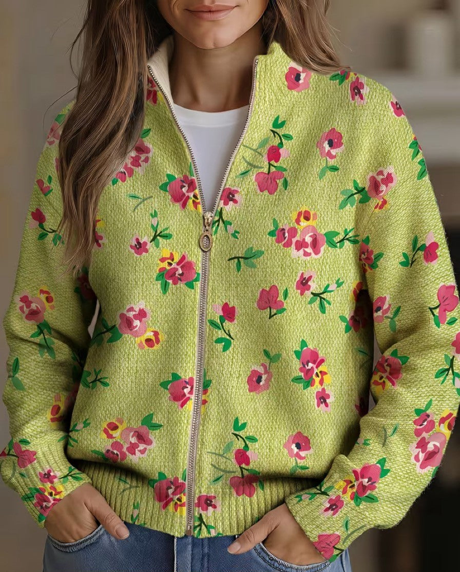 Neele - Cardigan mit floralem Muster