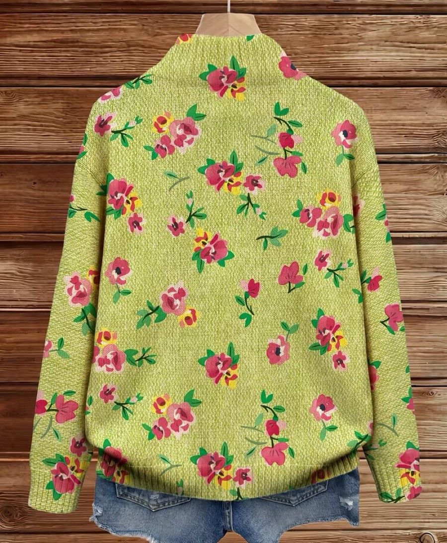 Neele - Cardigan mit floralem Muster