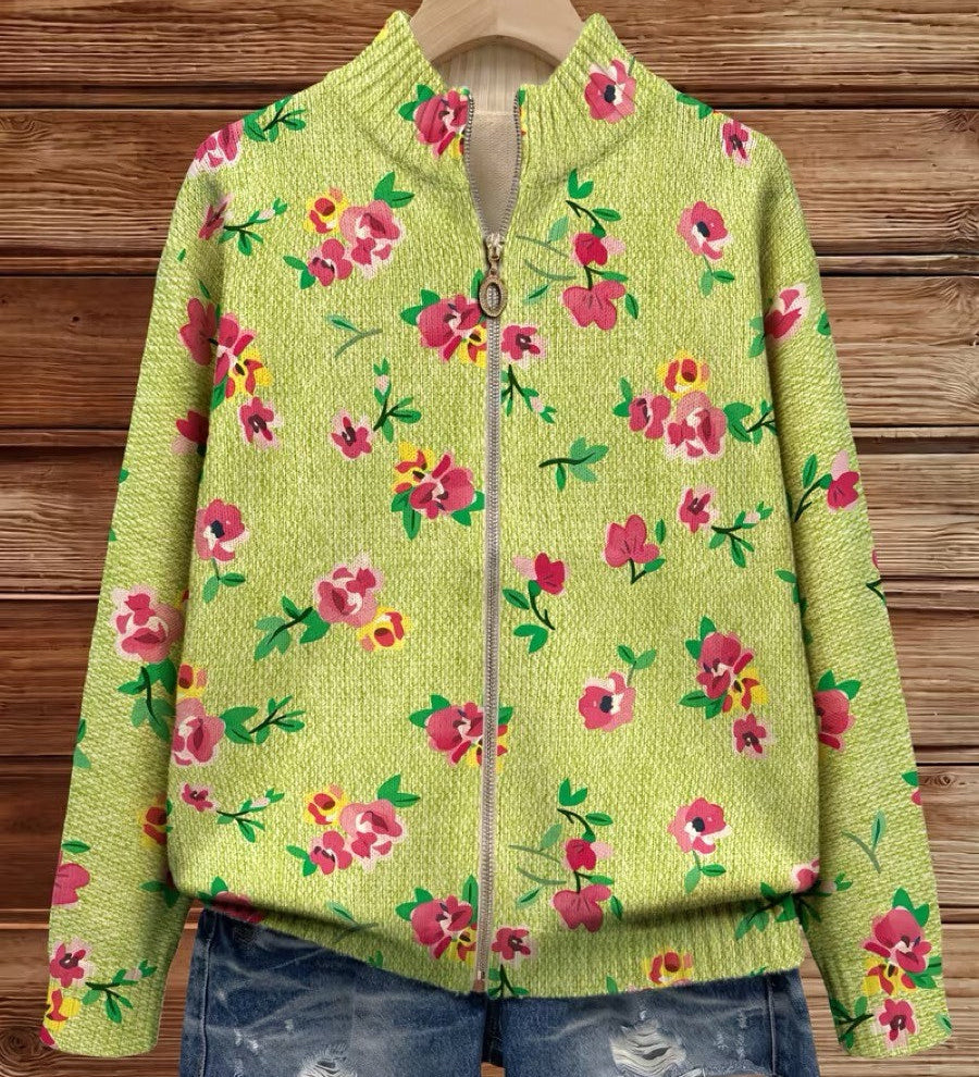 Neele - Cardigan mit floralem Muster