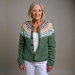 Juna - Fair-Isle-Strickjacke