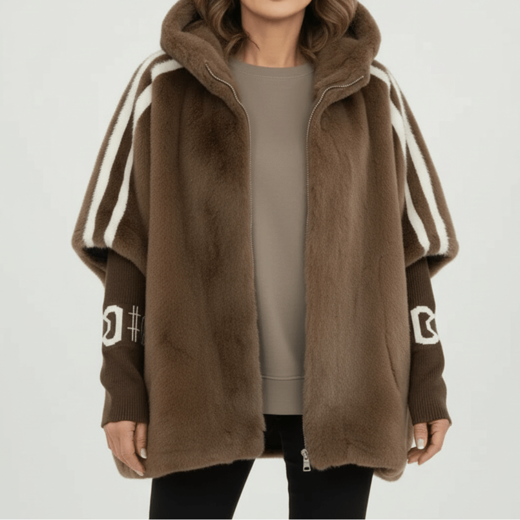 Bettina - Kapuzenjacke - Braun