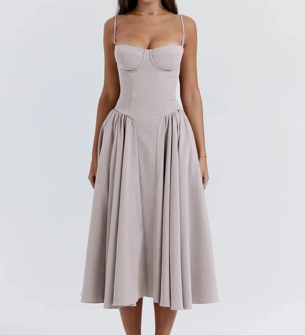 Waltraud - Damen-Midikleid