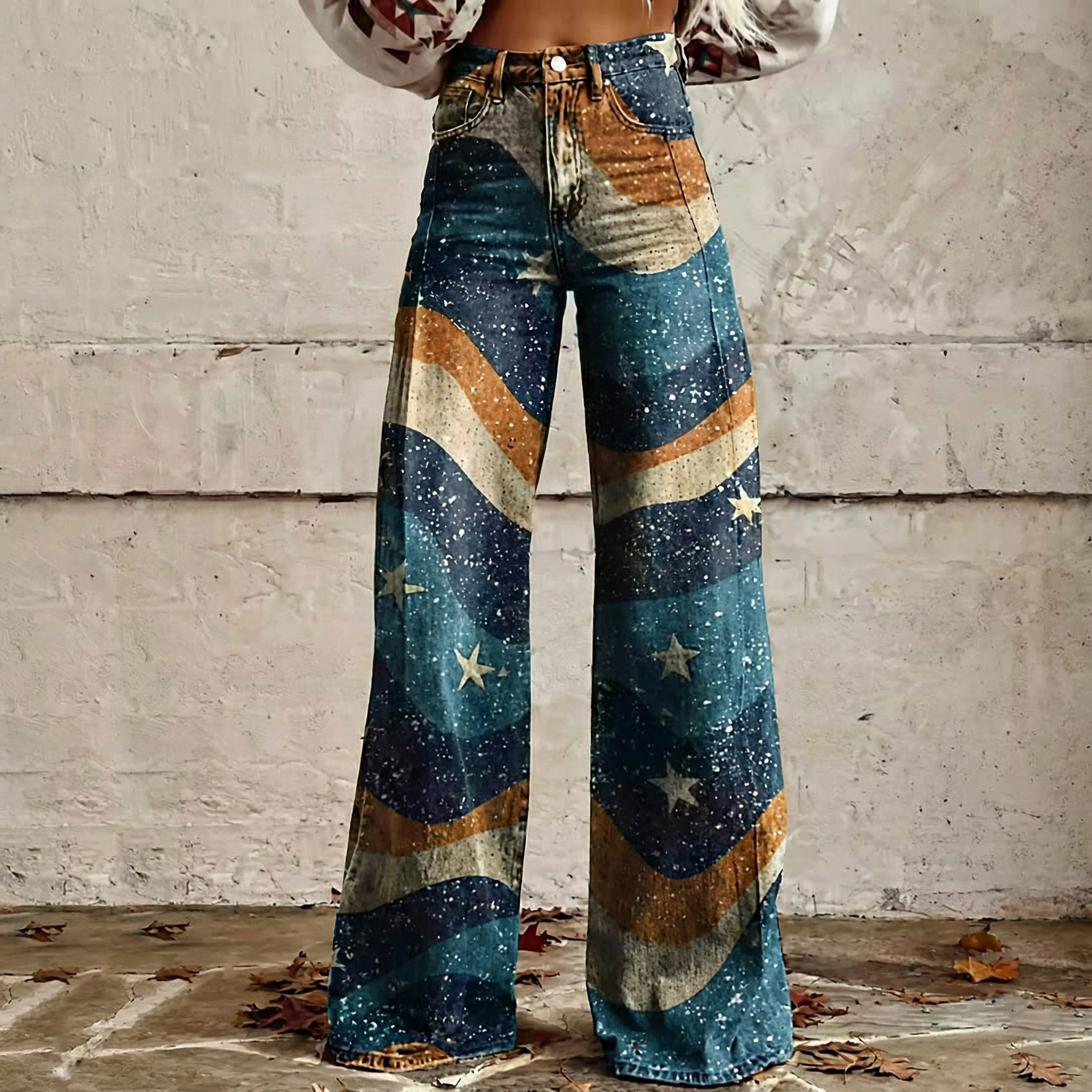 Nadine - Boho-Sommerhose im Retro-Stil