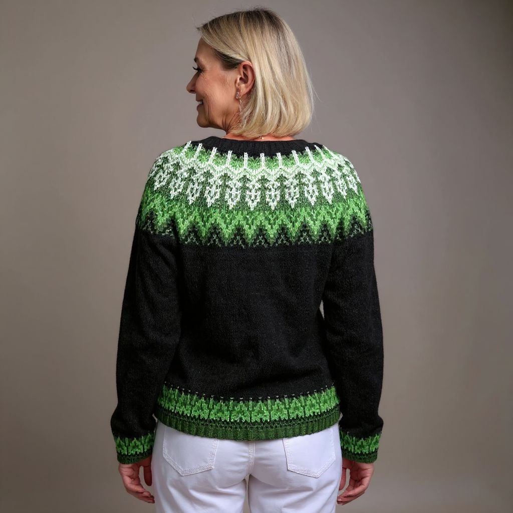 Mira - Fair-Isle-Strickjacke