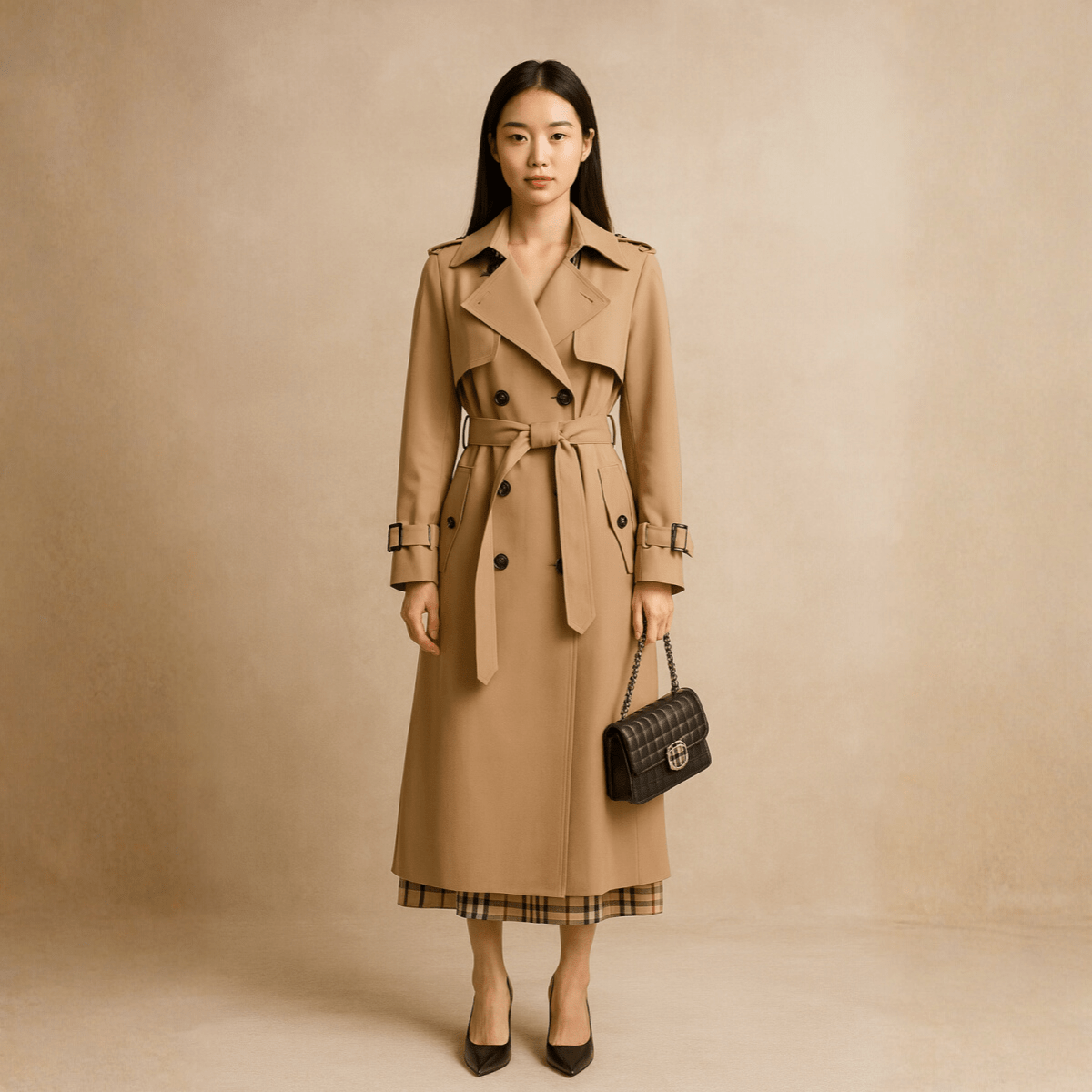 Franziska - Stylischer Trenchcoat - Beige