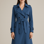 Franziska - Stylischer Trenchcoat - Blau