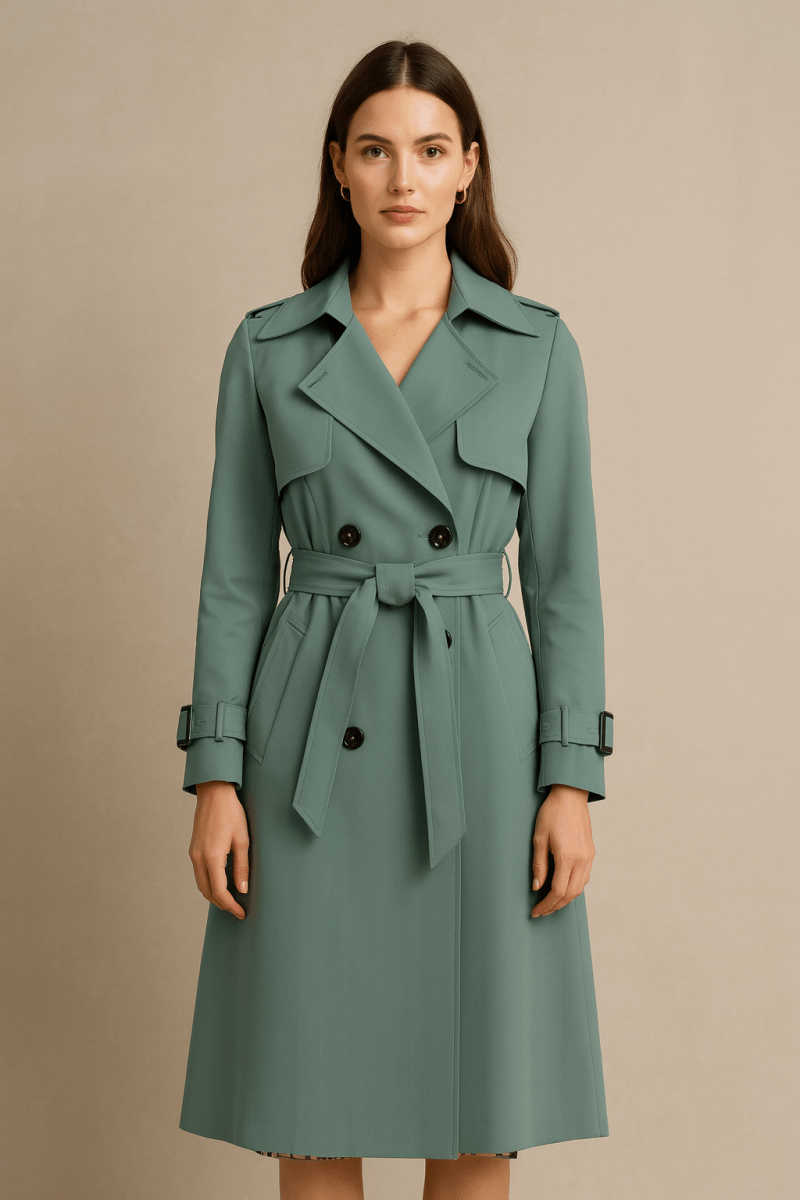 Franziska - Stylischer Trenchcoat - Grün