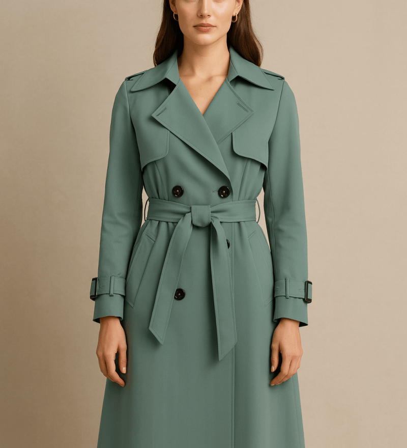 Franziska - Stylischer Trenchcoat - Grün