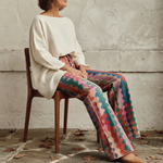 Anna - Bunte Boho-Hose mit Print