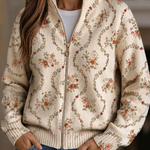 Helena - Cardigan mit zartem Blumenmuster