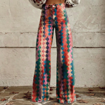 Anna - Bunte Boho-Hose mit Print