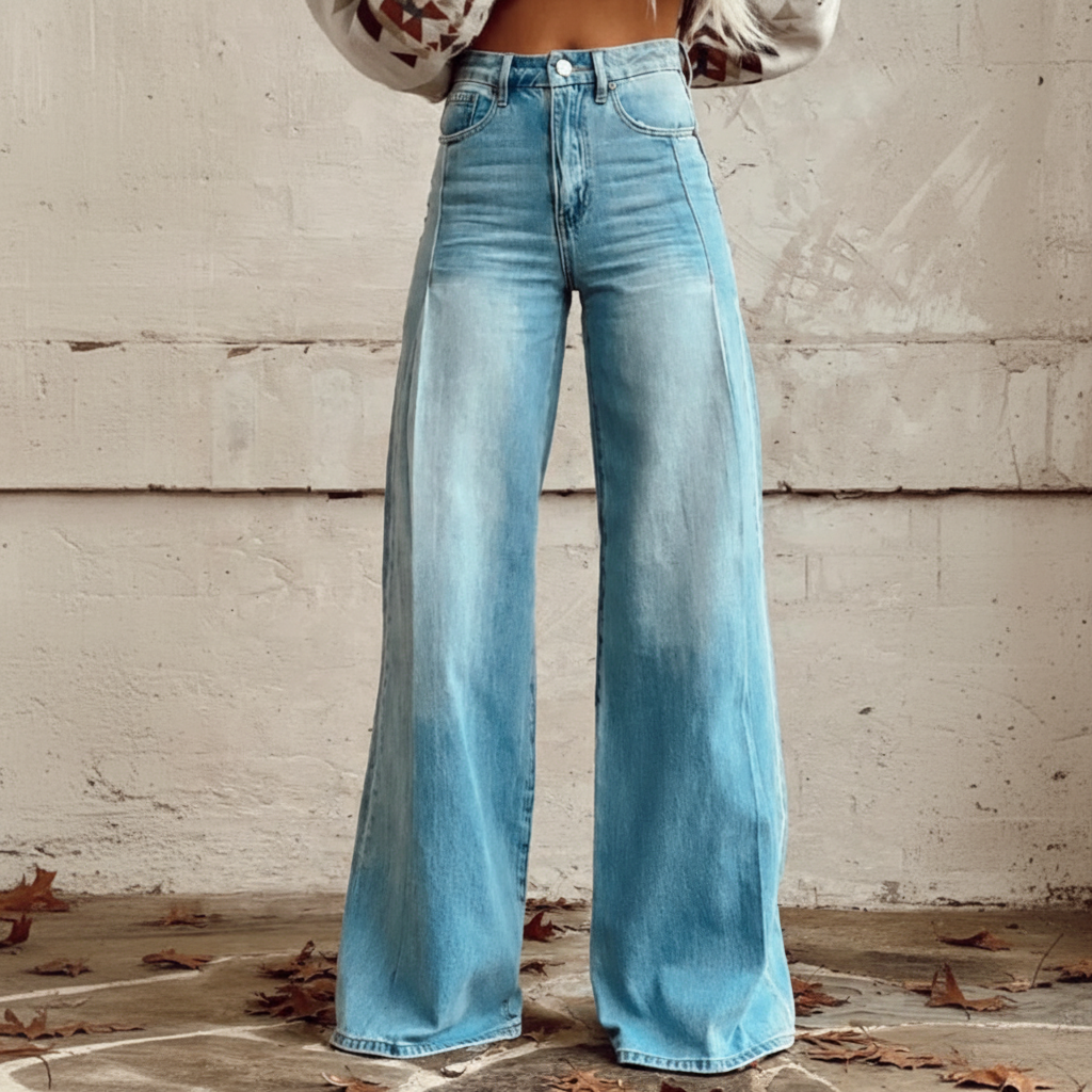Katrin - Weite Boho-Hose im Vintage-Stil