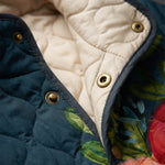 Amaya - Gesteppte Jacke mit Vintage-Blumendruck