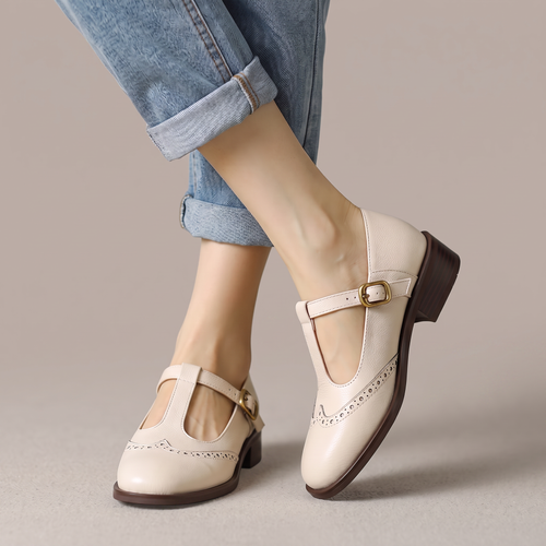 Katrin - Riemchenschuhe mit Schnalle
