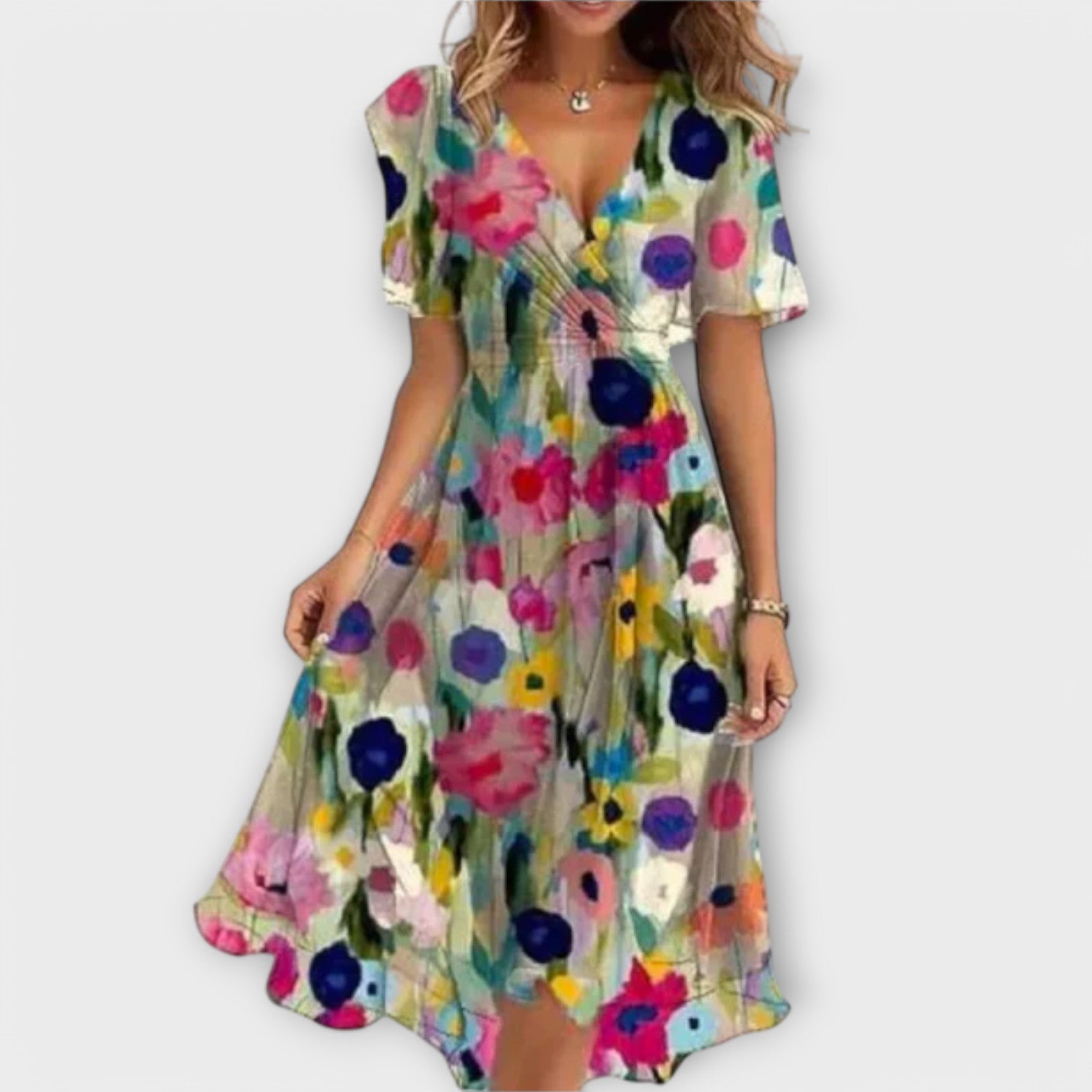 Birgit - Damen-Midikleid